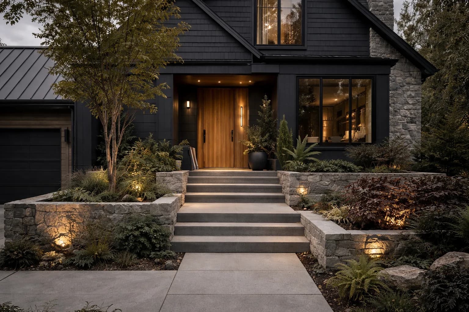 Front Entry Rebuild by CVR Construction