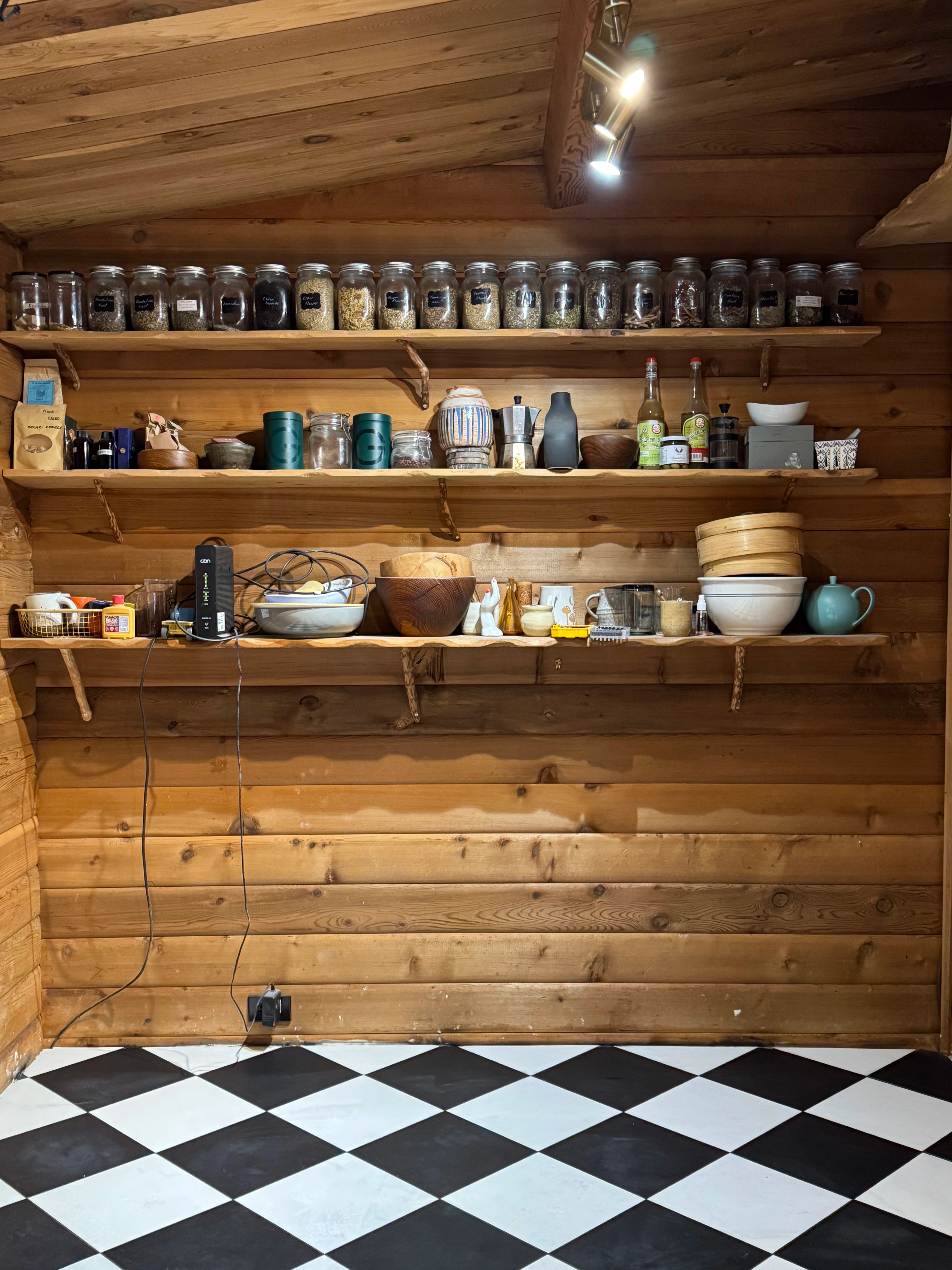 Rustic Checkerboard Cabin Kitchen project image 6