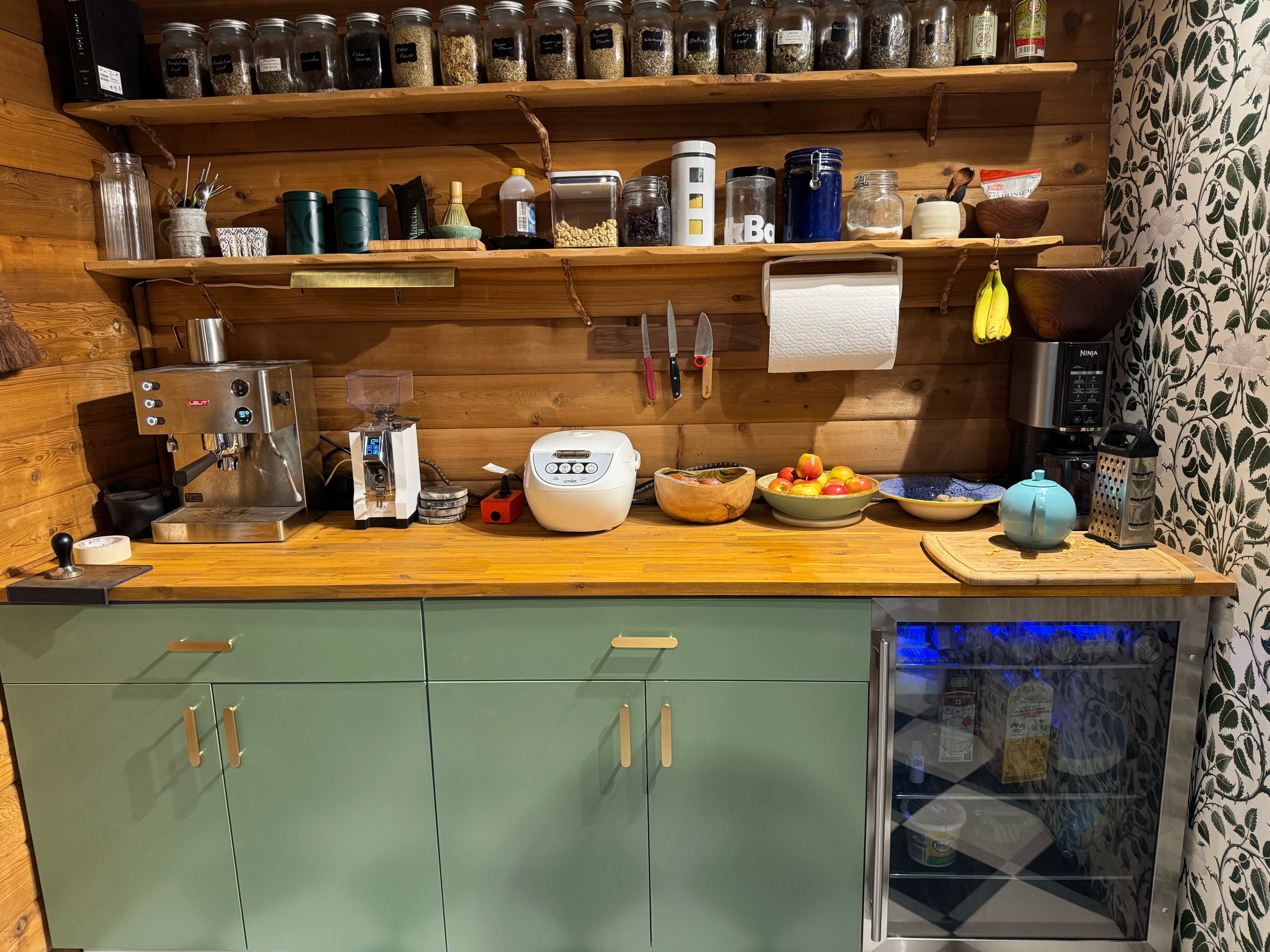 Rustic Checkerboard Cabin Kitchen project image 15