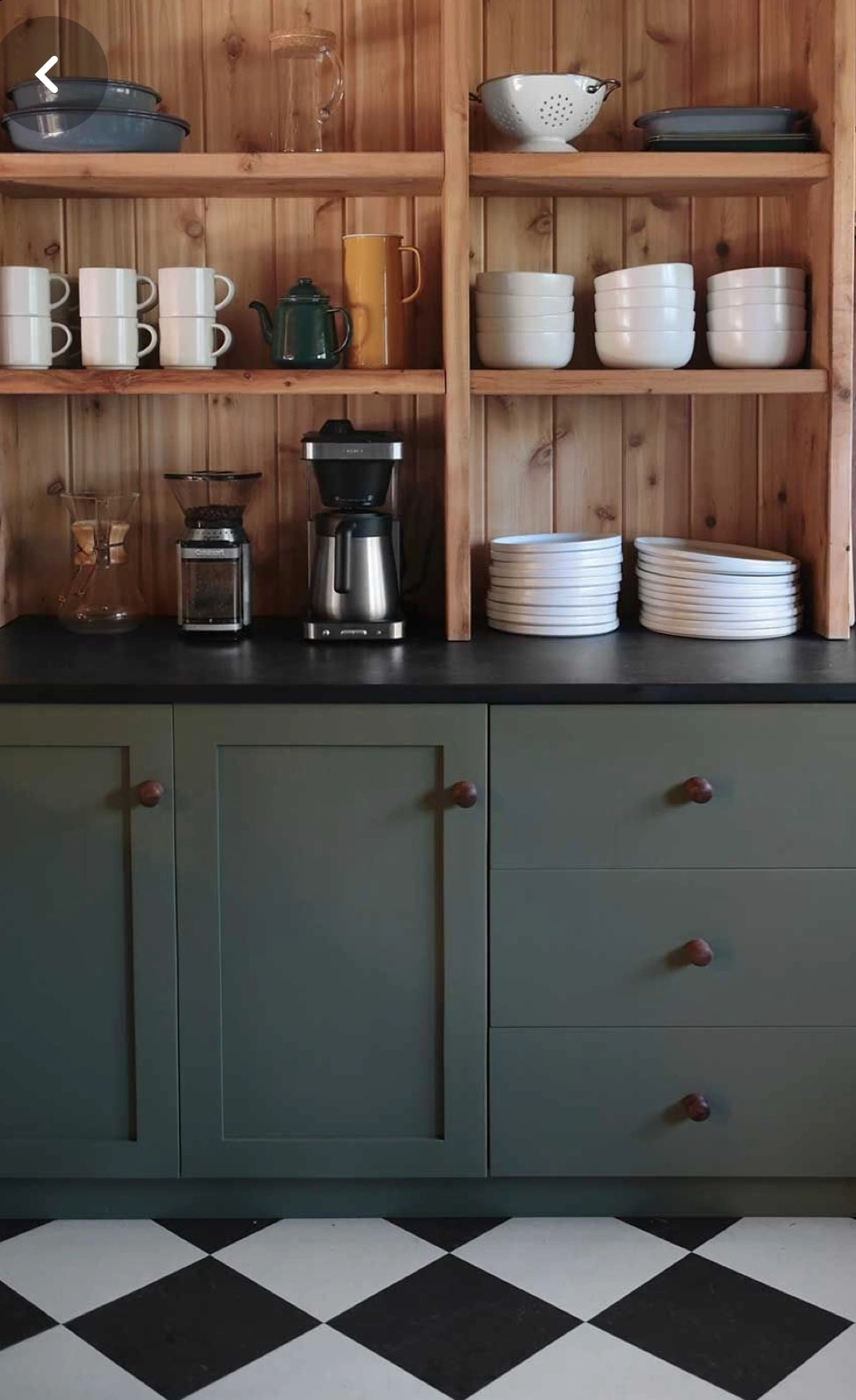 Rustic Checkerboard Cabin Kitchen project image 27